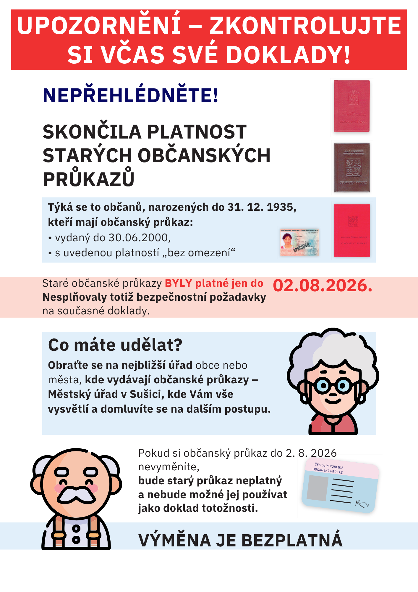 letak kontrola dokladu