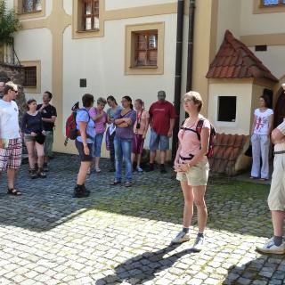 Atrium za budovou radnice