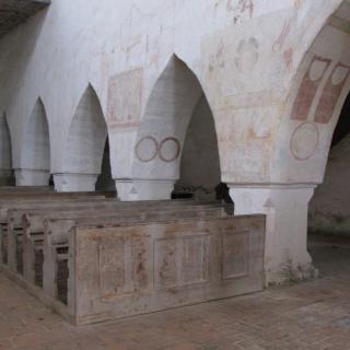 Interiér kostela sv. Mikuláše