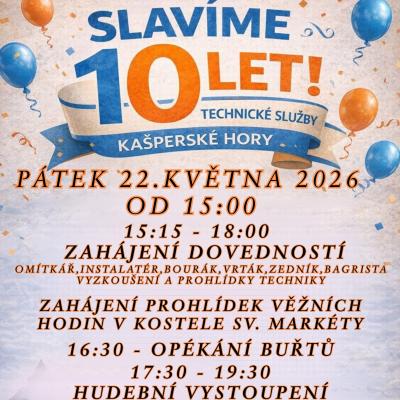 Technické služby Kašperské Hory slaví 10 let