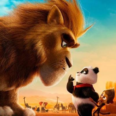 Medvídek panda v Africe