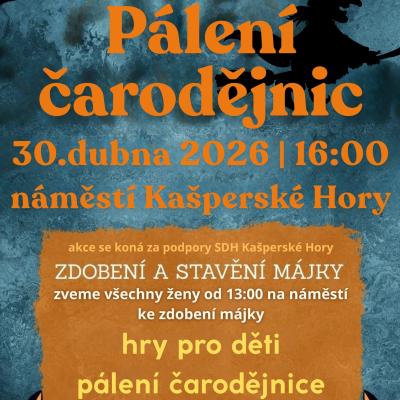 Pálení čarodějnic na náměstí