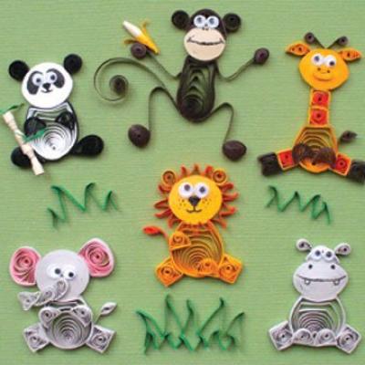 Tvořivá dílna - Výroba papírových zvířátek metodou quilling