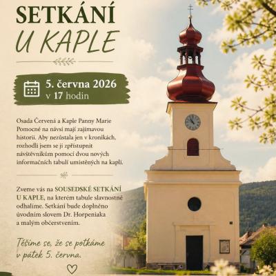Sousedské setkání u kaple na Červené