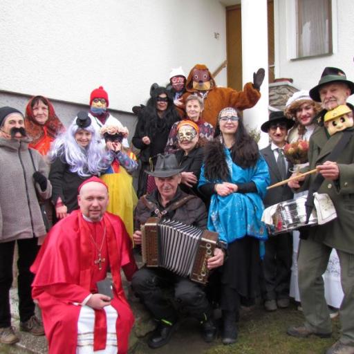 Masopustní průvod městem