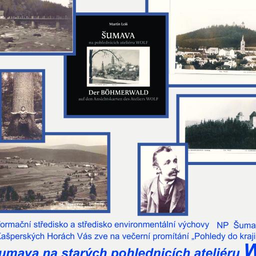 Šumava na starých pohlednicích ateliéru Wolf